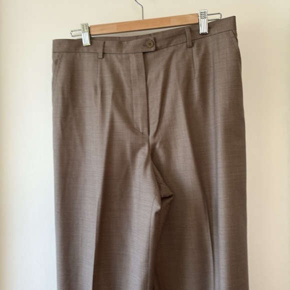 Zanella x Loro Piana Wool Straight Leg Pants 12 - Picture 2 of 9